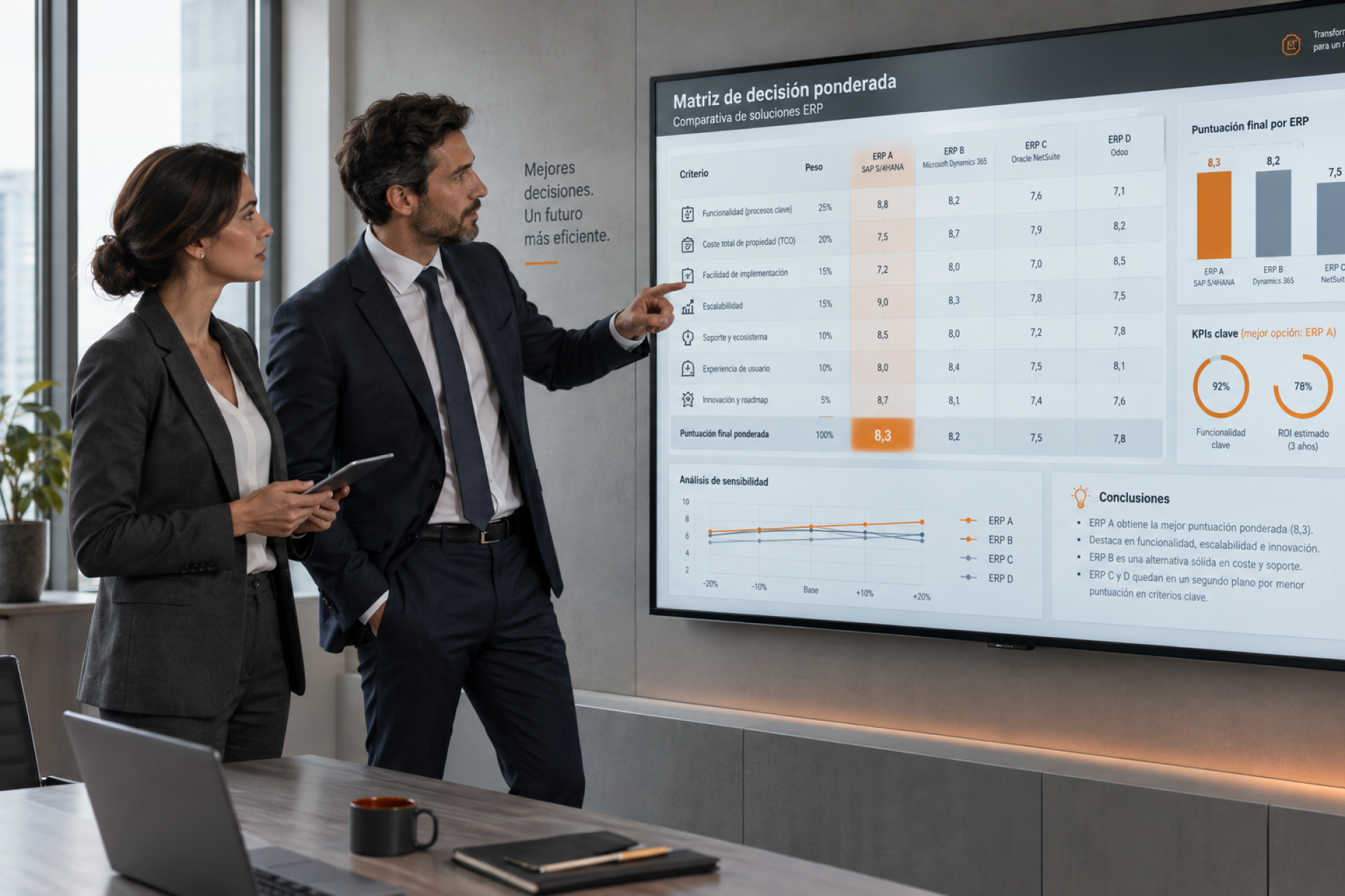Cómo elegir un ERP con criterios objetivos: una metodología de toma de decisiones basada en la racionalidad